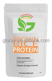 China Providing Raw Energy Vanilla Rice Protein Vegan Protein Powder Grown And Processed Without Chemicals for sale