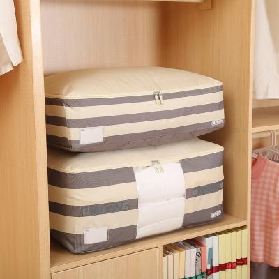 China Durable Hot Selling Foldable Storage Bags Oxford Cloth Storage Bags Larger Capacity Clothes Storage Bag for sale