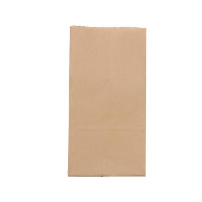 China Wholesale Recyclable Accept Custom Reusable Parchment Potato Chip Food Brown Kraft Paper Take Out Bags For Sandwich for sale