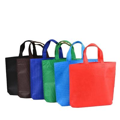 China Zhejiang Wenzhou Eco BIODEGRADABLE Machine Made Reusable Custom Print White Blue PP Carry Shopping Bag Non Woven for sale