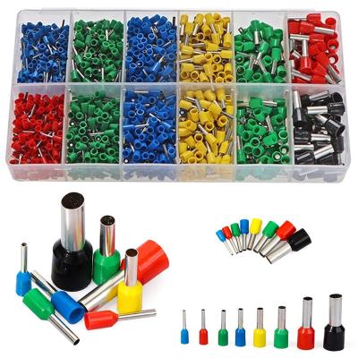 China 1400PCS Mixed Cable Pick Box Insulated Rope End Terminals for sale