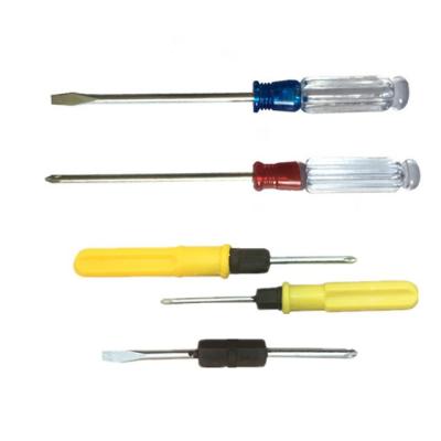 China Stainless steel+crystal(Bolts) SL Head Straight Slotted Screwdriver Screwdriver With Soft Grip for sale