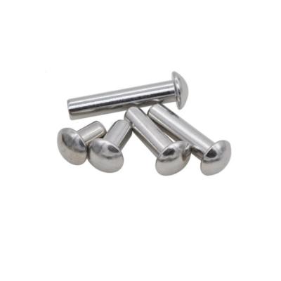 China Carbon Steel Service 5mm One-Stop Copper Round Head 3.5mm Solid Rivet DIN660 for sale