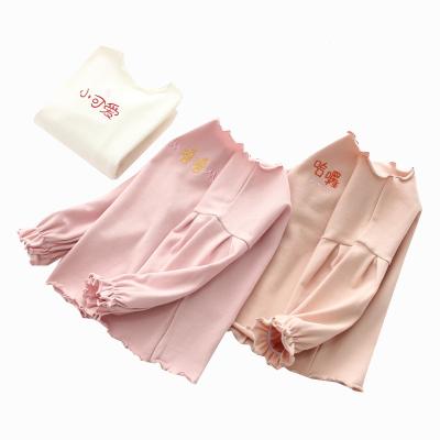 China Autumn Breathable Girls Children's Long Sleeve T-shirt Girl Fashion Outdoors To Use Shirt New Baby Son Baby Girl Upper Low Shirt for sale