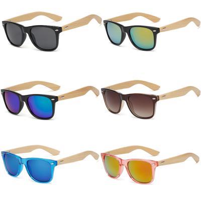 China Fashion sunglasses wholesale sunglasses 100% cheap bamboo sunglass from handmade bamboo temples for sale