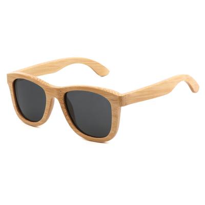 China Fashion sunglasses natural bamboo frame cat 3 uv400 polarized sunglasses for sale