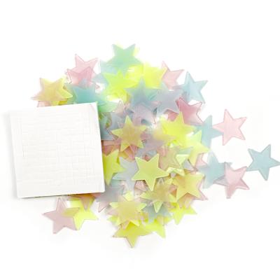 China Waterproof+Eco-friendly Four Colors Choose New Custom Glow in the Dark Night Glow Star Sticker for sale