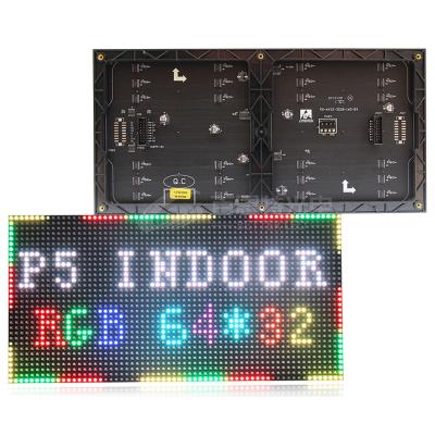 China P5 LED Screen Panel Module 320*160mm Indoor Full Color Scan 64*32pixels 1/16 SMD3528 RGB P5 LED Display Panel Module for sale