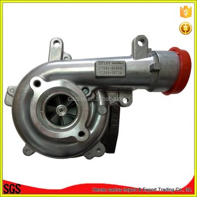 China CT16V Electric Turbocharger 17201-0L040 for Toyota Land Cruiser D4D with 1KD-FTV Engine Standard Size for sale