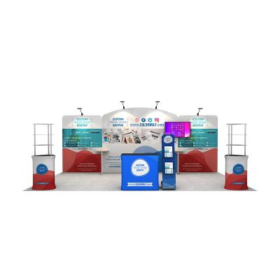 China Advertising Expo Booth 10x20 20ft Fast Set Portable Trade Show Booth Aluminum Trade Show Booth 10x20 for sale