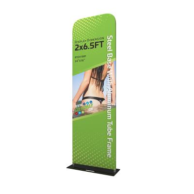 China Advertising Wholesale Custom Fabric Banner Stand Up 2X6.5Ft Banner Display Stand Backdrop for sale