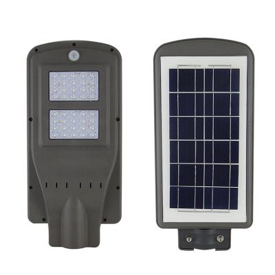 China 120lm Outdoor Wireless Road LED Motion Sensor All In One Solar Street Light for sale