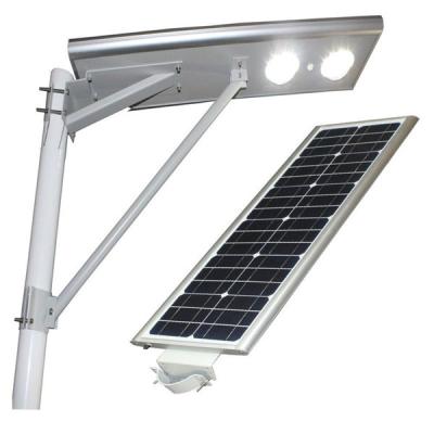 China Residential High Quality Solar Lighting Garden Lights Cool White 60watt All In One Solar Street Light for sale