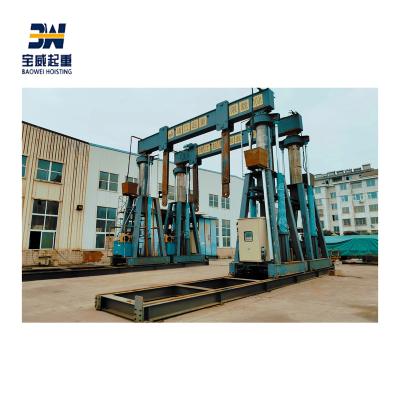 China Gantry Crane Retractable Hydraulic Gantry Crane For Sale 100T for sale