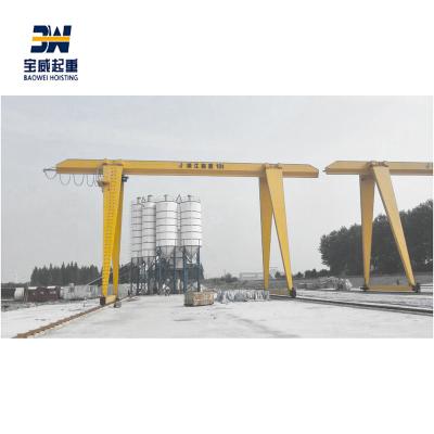 China Electric Gantry Crane 2ton 5ton 10ton 16ton 20ton Single Beam Gantry Crane With Hoist for sale