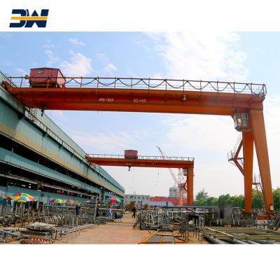 China 2ton, 5ton, 10ton, 20ton, 25ton, 30ton, 50ton semi half gantry crane / europe style gantry crane for sale