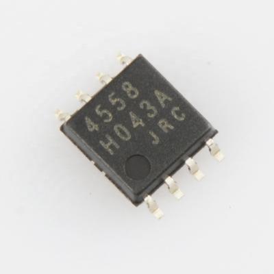 China integrated circuit amplifier 2 circuit 8-DMP general purpose chip NJM4558M jrc4558 IC 4558 NJM4558M for sale