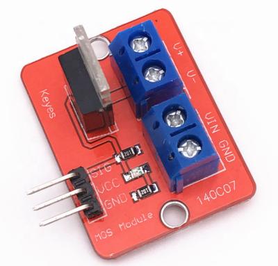 China Smart Button IRF520 MOS Driver Electronics Top Mount MOSFET Transistor IRF520 Module 0-24V for sale