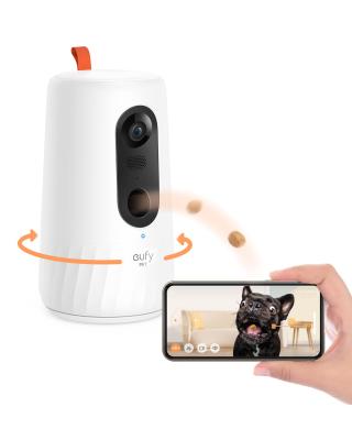 China Camera Function Eufy 1080p 270-Degree Rotation Pet Security Camera With Treat Feeder for sale