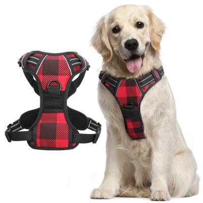 China Dogs Rabbitgoo Dog Harness for Large Dogs No Pull, Adjustable Dog Vest Walking Harness with 2 Leash Clips, Comfort Padded Pet Harness for sale