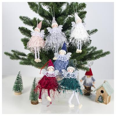 China Angel Wool Explosive Cute Wool Doll CIA Wind Decoration Christmas Tree Hanging Creative Christmas Tree Decoration for sale