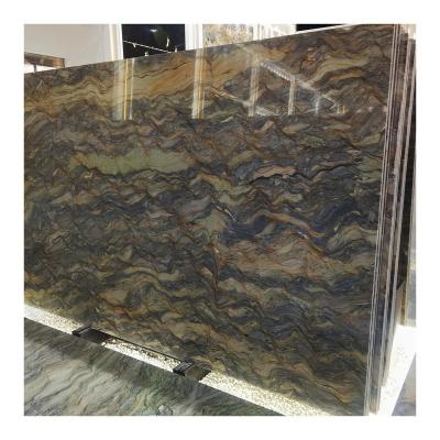 China Modern Hot Selling Beige Yellow Color Home Decoration Kitchen Countertop Flooring Tiles Big Slab Stone Customized Size Natural Marble for sale