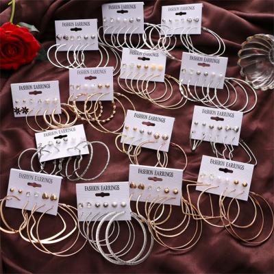 China Vintage Jewelry Gold Silver Circle Heart Twistd Vintage Twistd Hoop Earrings Big For Women for sale