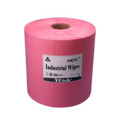 China Sustainable Disposable High Absorptivity Industrial Roll Paper Towel for sale