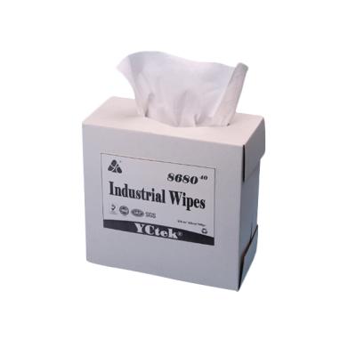 China Sustainable And General Wood Pulp PP Industrial Cleaning Cloths With High Absorbency for sale