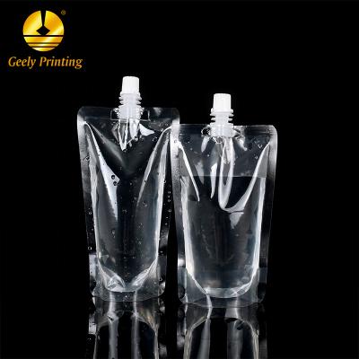 China Custom Printing Liquid Spout Pouch Plastic Pouch Spout Packing Bag Moisture Proof Printing Liquid Spray Pouch for sale