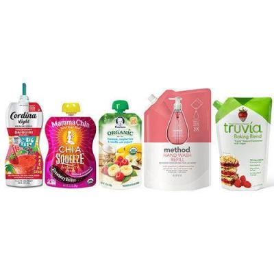 China Moisture Proof Spout Pouch Customized Liquid Holder Up Fruit Juice Stand Up Drink Juice Spout Pouch Water Spout Pouch for sale