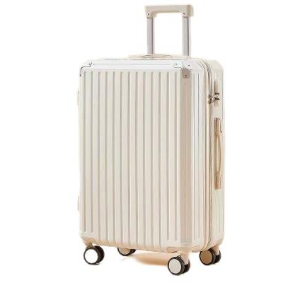 China 2023 Multifunctional USB Port Expandable Luggage with Cup Holder Design Fashion Trolley Travel Suitcase New for sale