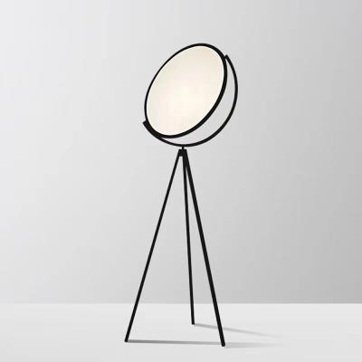 China Amazon Amazon Halo Floor Lamp Modern Hot Selling Circle LED Decorative Tripod Round Floor Light for sale