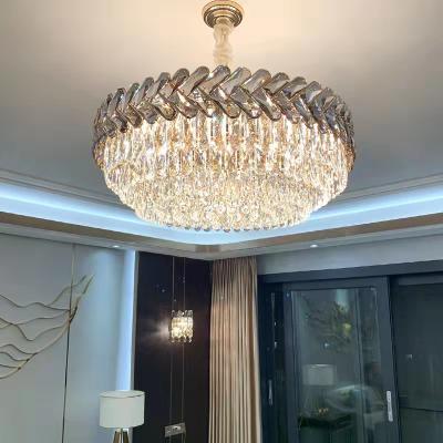 China New Latest 2021 Luxury Crystal Pendant Light For Living Room Bedroom Dining Room Luxury Chandelier for sale