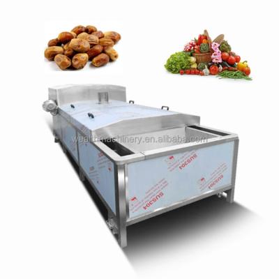 China Hotels Vegetable Potato Taro Pre Cooking Vegetable Blanching Machine Cassava Chips Steam Blanching Machine for sale