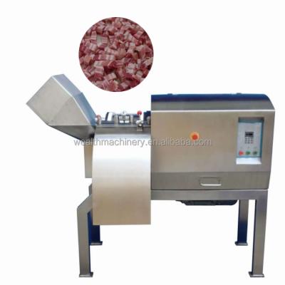 China No-pollution Commercial Cube Meat Cutter Cube Cutting Machine Frozen Meat Dicer Cuber for sale