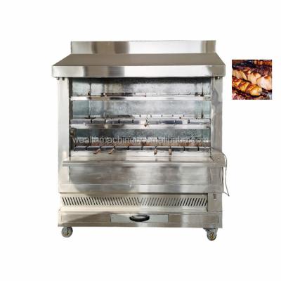 China Hotels Hot Sale Brazilian Rodizio Machine Gas Meat Roasting Machine Oven Machine Barbecue Grill for sale