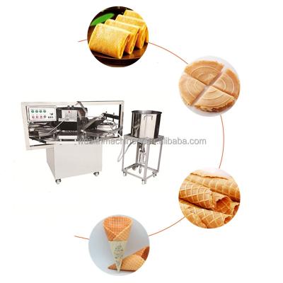 China Hotels Maquinas de obleas forming machine stroopwafels making machine syrup waffle forming machine for sale