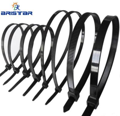 China Nylon plastic BRISTAR self locking solar nylon plastic PVC reusable panel PV zip cable stainless steel ties for sale