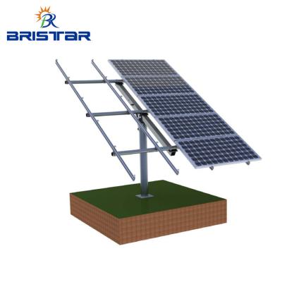 China Solar Panel Installation BRISTAR photovoltaic 1600mm galvanized ground PV pile screw helical solar panel grounding head installation for sale