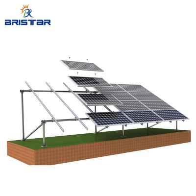 China Solar Panel Mounting System BRISTAR PV Panel Support Structures Ground Racking Solar Bracket Mounting Systems for sale