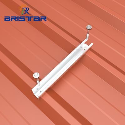 China Solar Mounting System BRISTAR PV Mounting Structure Fixed Rail Racking Solar Panel Mini U Rail System for sale