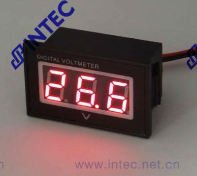 China Mini Voltmeter, Electrical DC 15~120V, Waterproof LED Voltmeter Voltage Instrument Volt Meter V40D-2 for sale