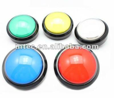 China 100mm push button switch plastic electric push button switch with light big game accessories R5S610703 for sale