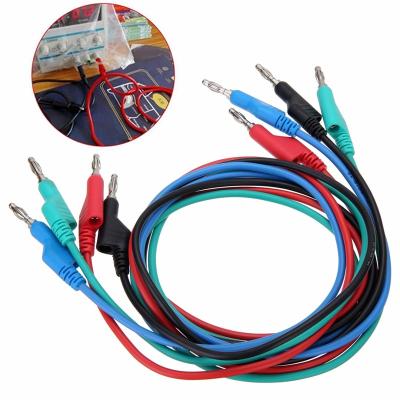 China Electronic test lead with 4mm banana plug, stackable for sale