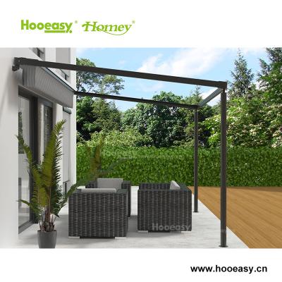 China Easily Compiled Original High Quality Modern Outdoor Folding Iron Pergola Gazebo Designs for sale