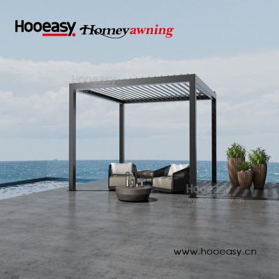 China Hooeasy&Homey Leisure Patio Shade Easily Assembled Waterproof Pergola for sale