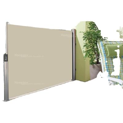 China Waterproof European Style Wind Screen Terrace Sliding Door White Side Tent for One House for sale