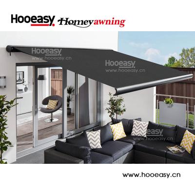 China Waterproof Double Sided Motorized Retractable Awnings And Sunshade Canopies for sale