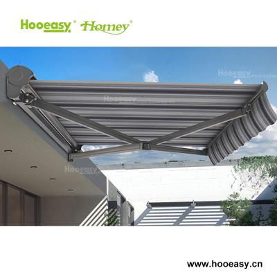 China Retractable Awning Double Sided Electric Aluminum Window Retractable Awning For Home Door for sale